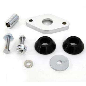 Chrome Billet ISO Polyurethane Engine Mount for Harley Touring