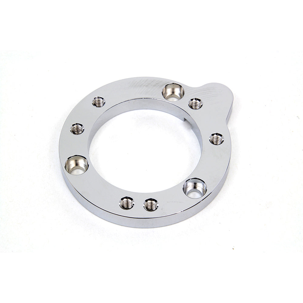 Chrome Air Cleaner Adapter Plate S&S Super E G to CV/Delphi Fitment Air Cleaner