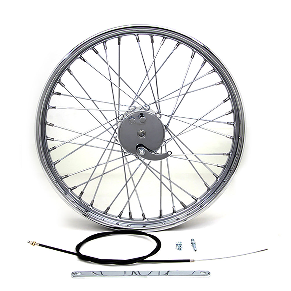 Chrome 21" x 2.15" Chopper Mini Drum Wheel 40 Spoke