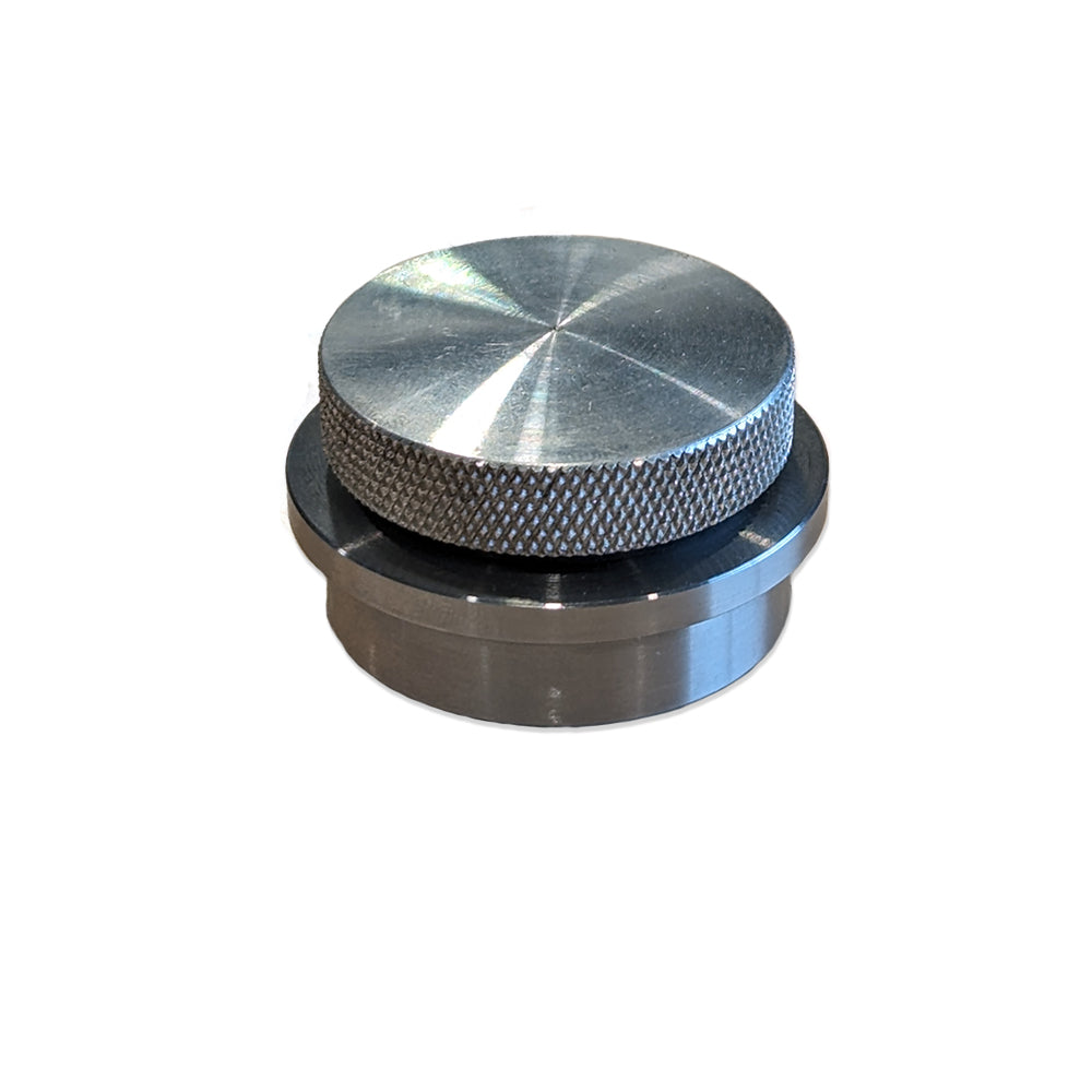 Aluminum Gas Cap Domed Top Design with Steel Weld-in Bung