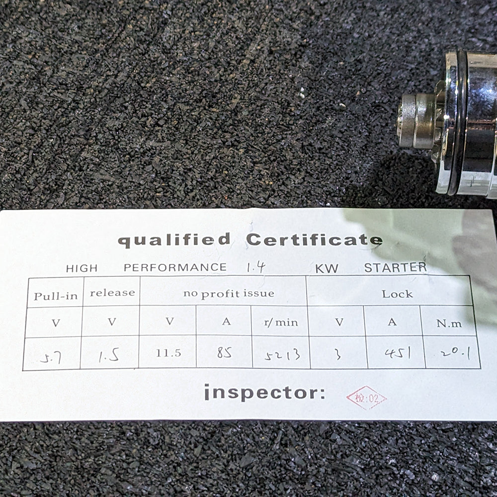 Ultima Thunderfire Chrome Starter 1.4kw for 06-later Dyna & 07-later Big Twins