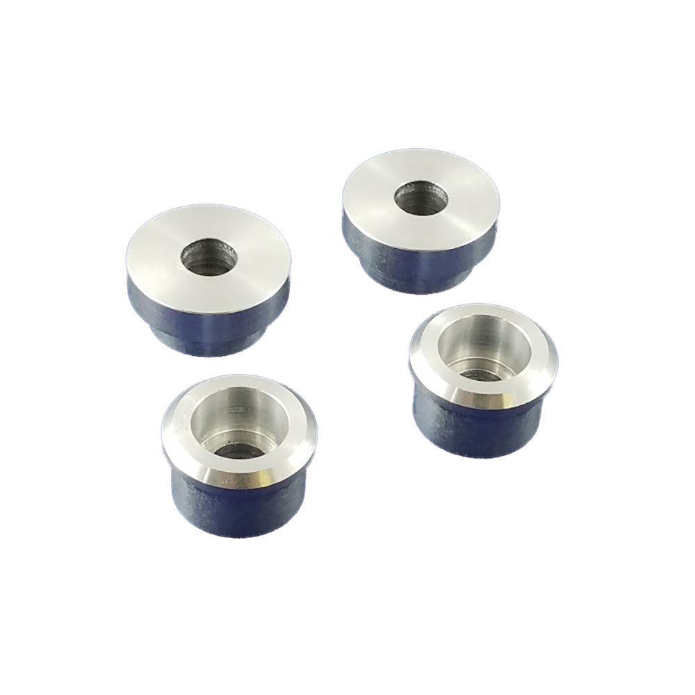 Solid Riser Bushings Counterbored for Big Twin and Sportster