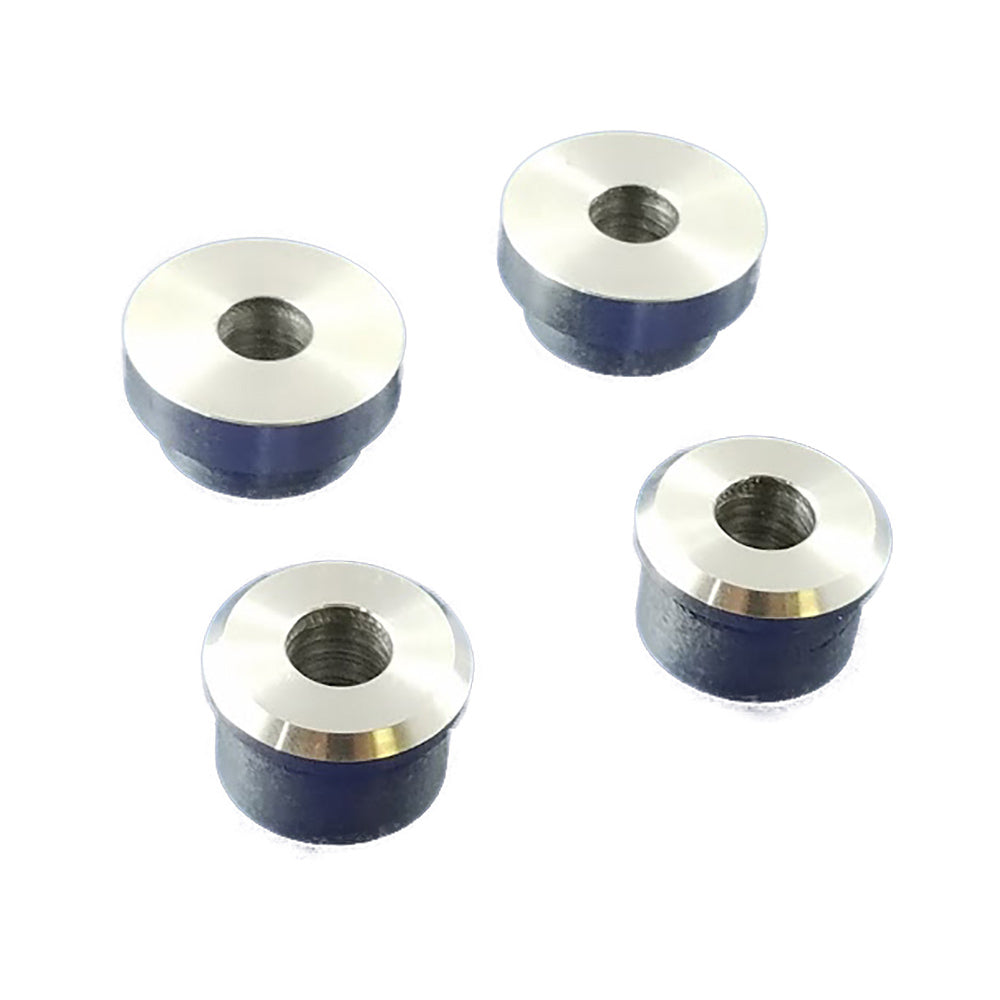 Solid Riser Bushings Flat Bottom for Big Twin and Sportster