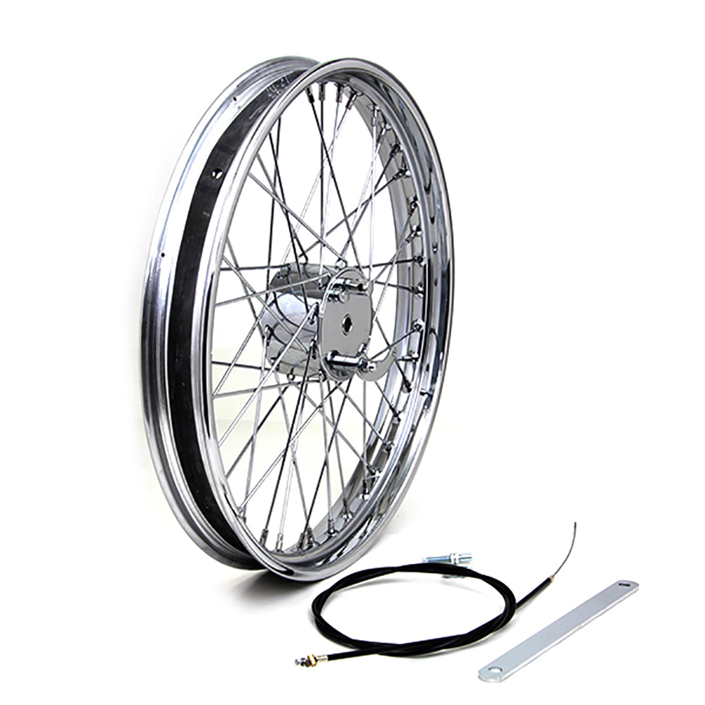 Chrome 21" x 2.15" Chopper Mini Drum Wheel 40 Spoke