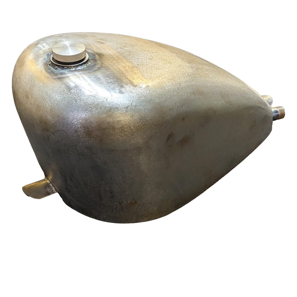 Frisco Style Gas Tank with Smooth Bottom and Smooth Mini Gas Cap