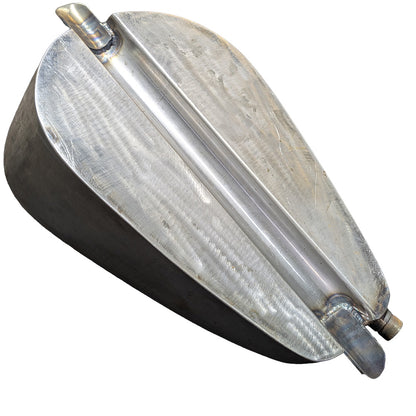 Frisco Style Gas Tank with Smooth Bottom and Smooth Mini Gas Cap