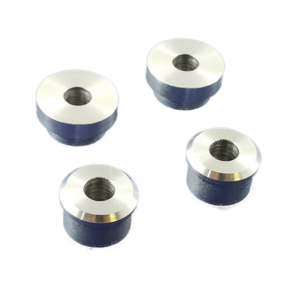 Solid Riser Bushings Flat Bottom for Big Twin and Sportster